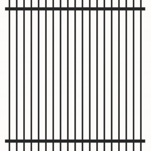 High tension 4 ft  6 ft  or 8 ft powder coated galvanized picket wrought iron fence panels