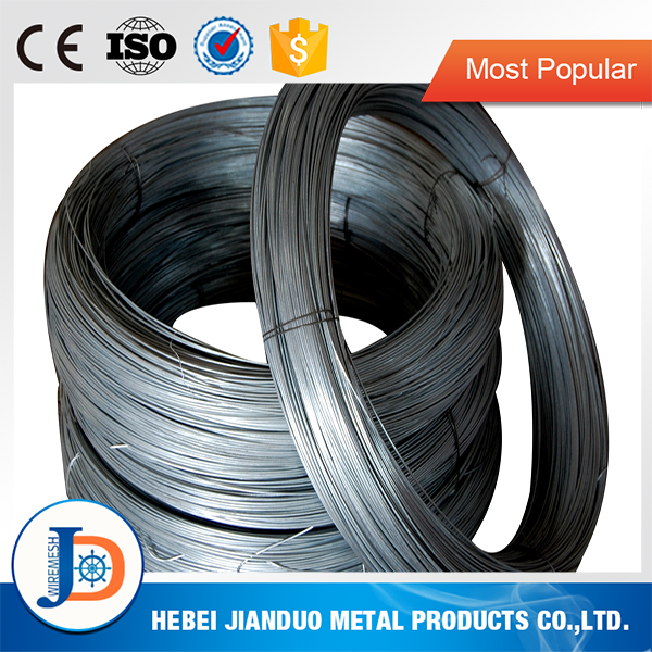 Hot sale BWG 21 soft annealed black pure iron wire