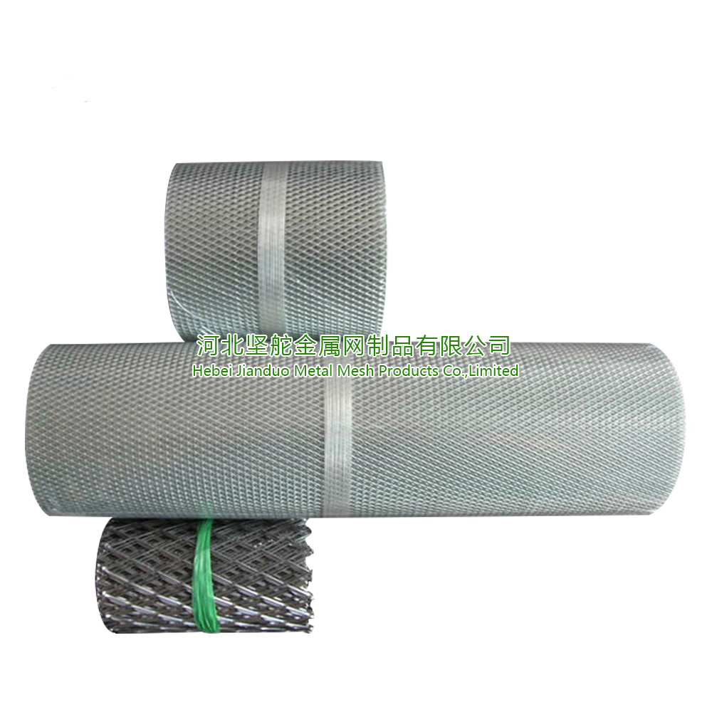 4mmx8mm diamond galvanized steel flat iron expanded metal mesh