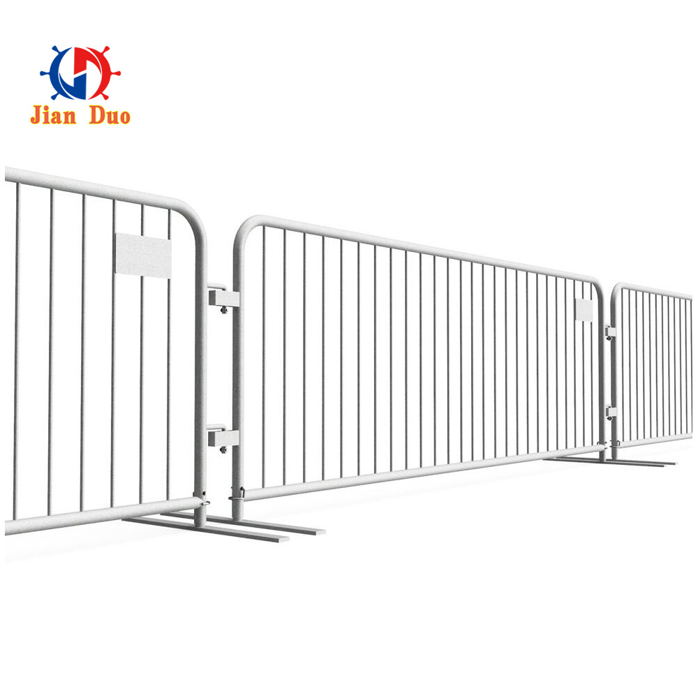 2.5mx1.1m portable galvanized temporary crowd control fence panels