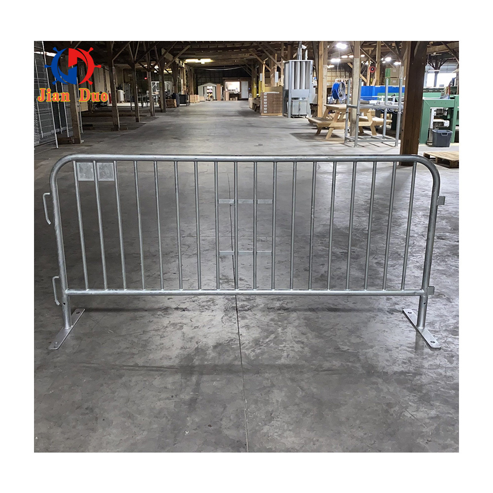 2.5mx1.1m portable galvanized temporary crowd control fence panels