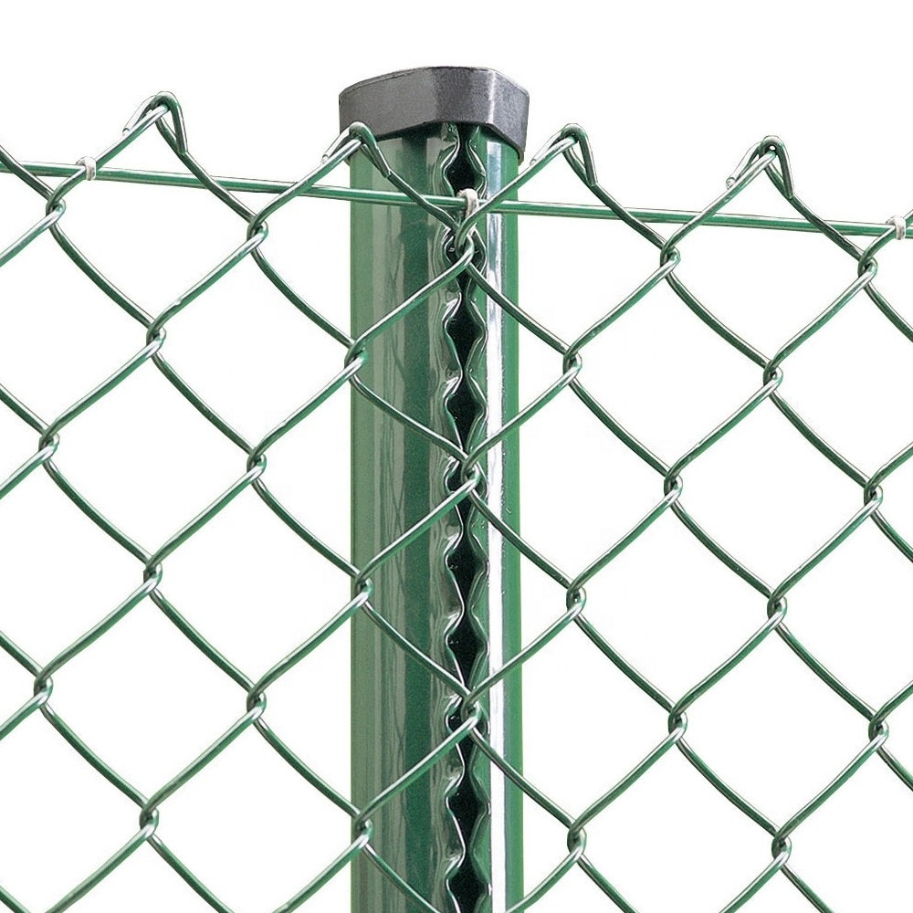 6ft x 50ft Galvanized Steel 9 Gauge heavy duty industrial chain link fencing