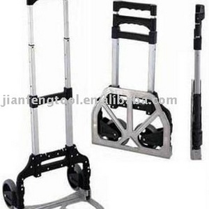 platform foldable hand truck, aluminum cart, folding wagon,2 wheels trolley