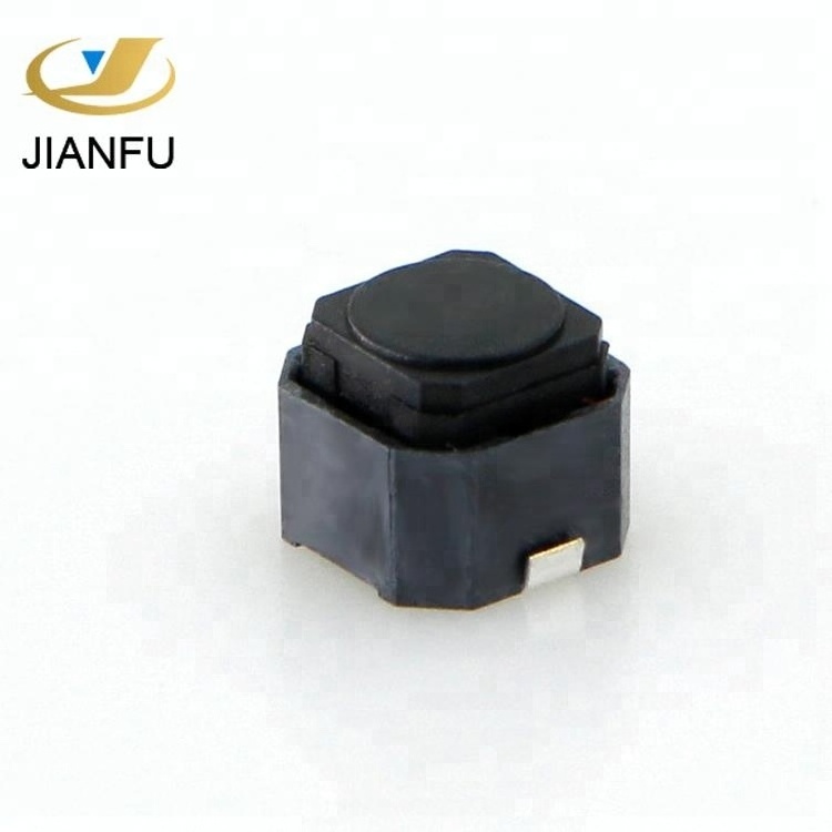 6mm 2 pin smd soft touch long travel silent tact switch