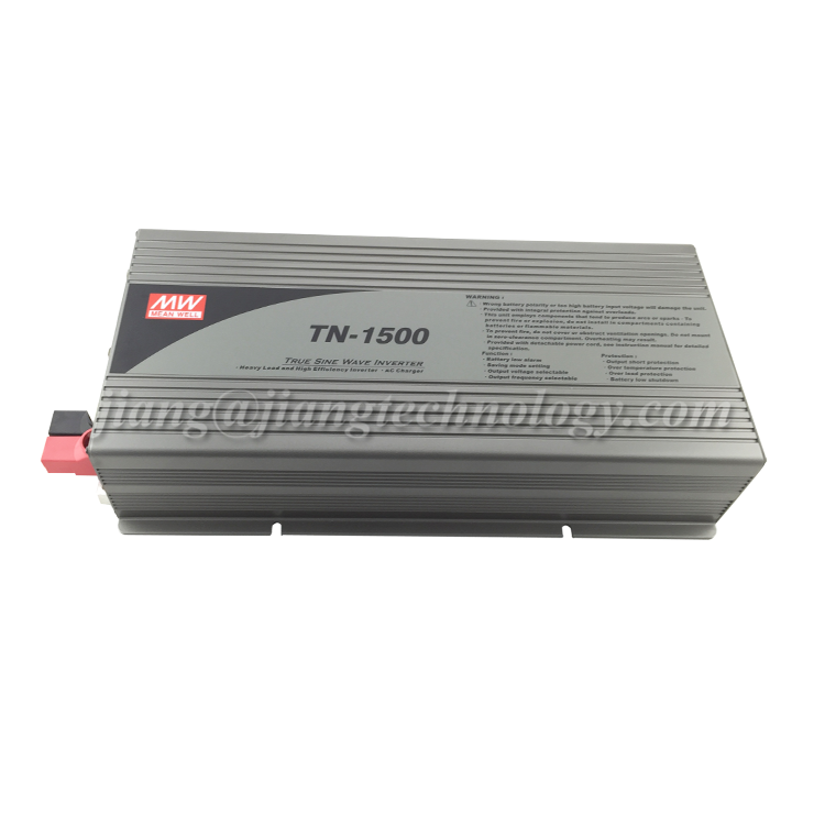 Meanwell 1.5KW DC to AC Power Inverter TN-1500-224B 24VDC to 230VAC Inverter 1500W with Charger