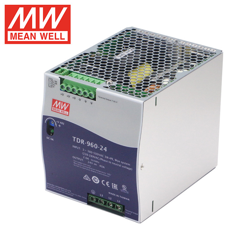 TDR-960-24 Meanwell 960W 24V 40A Power Supply DIN Rail Power Transformer