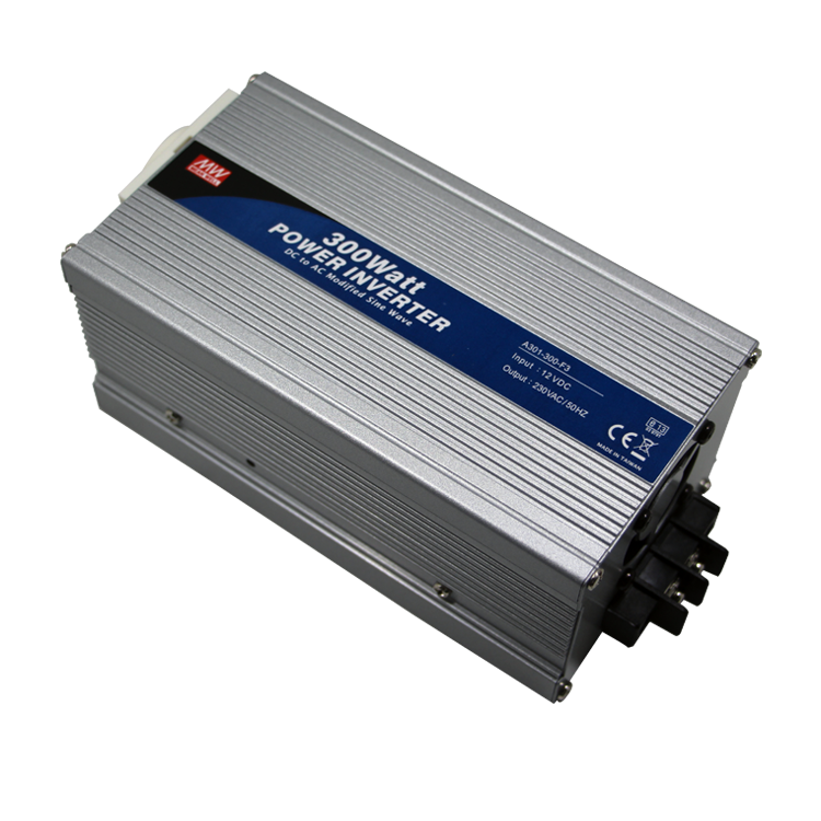 300W Inverter 24V 230V Modified Sine Wave A302-300-F3 Meanwell DC-AC Power Inverter