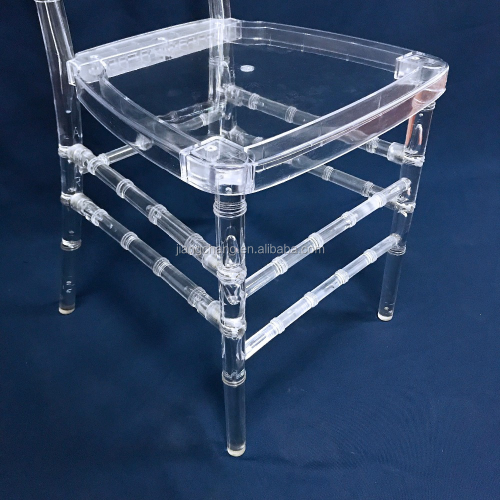 Cheap Ghost Clear Transparent Acrylic Resin Chiavari Chair For Wedding