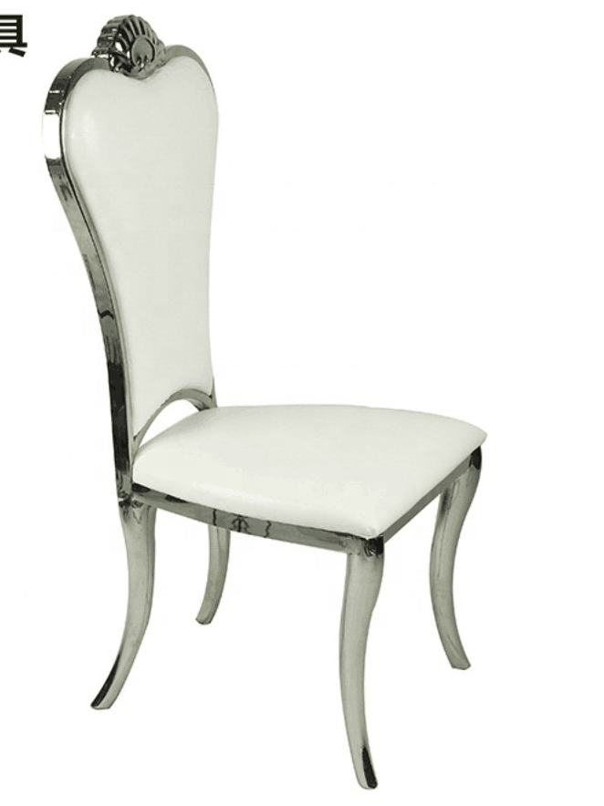 Stainless steel frame modern crown royal chair JC-SS40