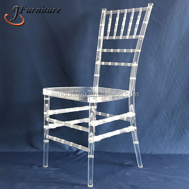 Cheap Ghost Clear Transparent Acrylic Resin Chiavari Chair For Wedding