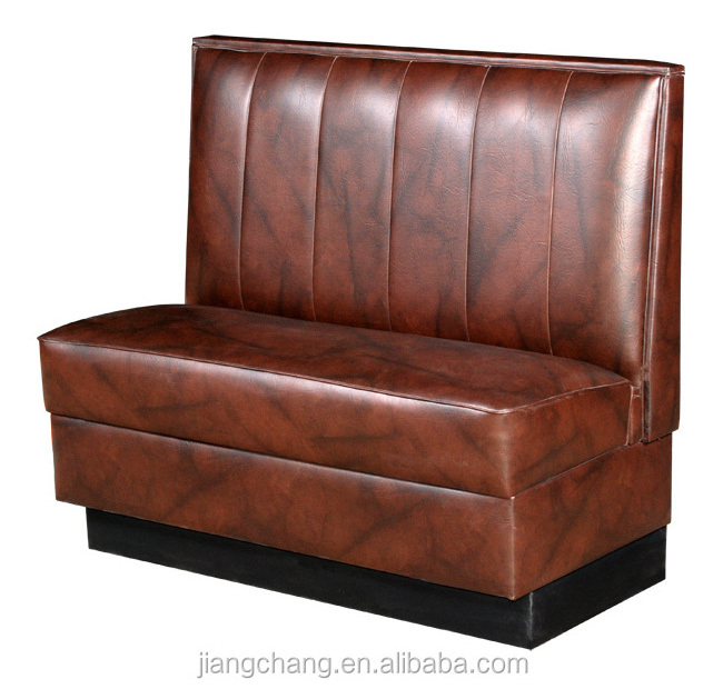 Comfortable Leather Bar Sofa Restaurant Booths for Sale JC-S110