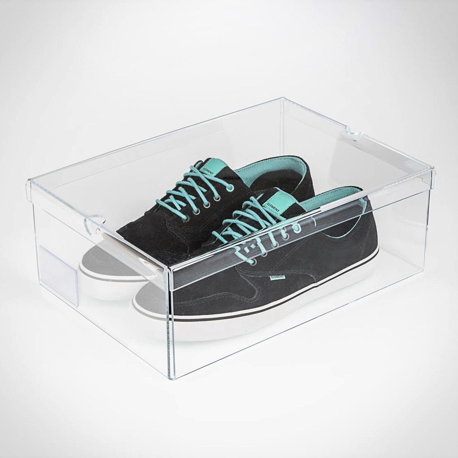 Custom Shoes Storage Transparent shoe storage container Men Sneaker Clear Stackable Acrylic Organizer For Luxury Bag