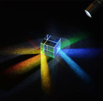 Beam Splitter Prism Bk7 Glass Optical Beamsplitter Cube