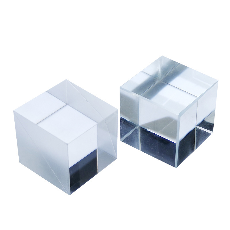 Beam Splitter Prism Bk7 Glass Optical Beamsplitter Cube