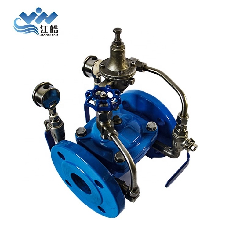 Ductile iron Remote sluice water gate valve hydraulic automatic float valve hydraulic water ball float control valves