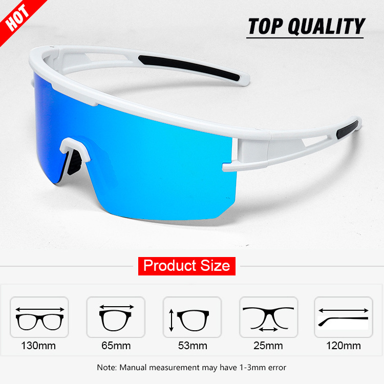 Big Lens Durable Ultra-light Frame fashionable sunglasses Polarized Sport Glasses Cycling Sunglasses For Men Women