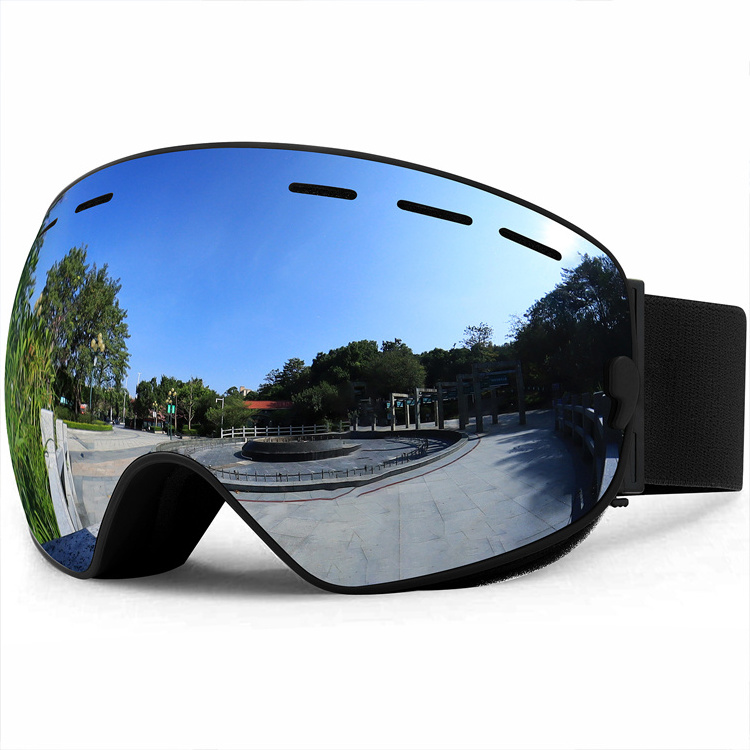 Frameless Big vision Anti-fog dual lens Winter Sports Snow Sunglasses Skiing Snowboard Goggles