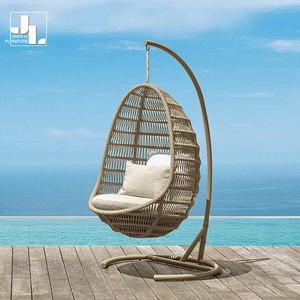 Swimming Pool Set Leisure Outdoor Garden Hanging Chair Furniture Rope With Aluminum Frame Hotel Villa Balcony Beach Accent Swing