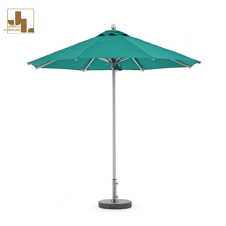 High Quality Aluminum Outdoor Garden Villa Beach Sunshade Hotel Villa 3 meter Square Balcony Patio Terrace Cafe Bistro Umbrella