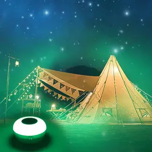 Outdoor Illumination Music Decorate Light Portable Led Camping Light Tent Lights For Camping Reunion Party