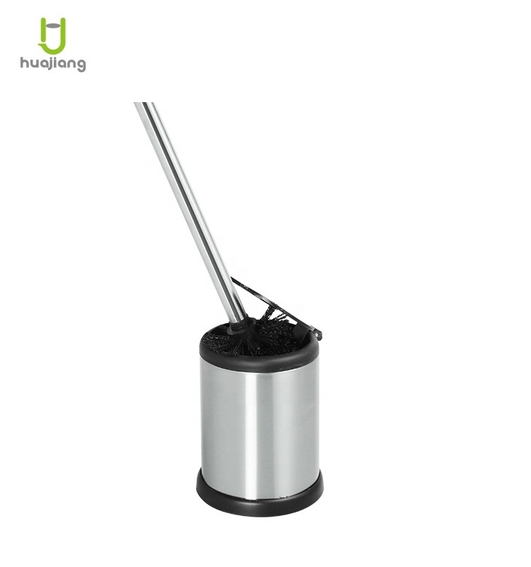 Economic Stainless Steel Toilet Brush with Easy Automatic Open Holder Toilet Brush Holder