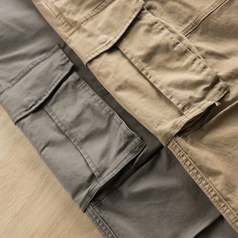 Custom Casual Multi Pocket Straight Outdoor Cargo Pants Men's Elastic Tactical Pants For Men' Pants