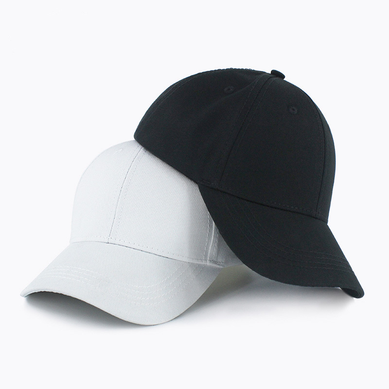 BSCI wholesale mens Plain black embroidery 6 panel custom logo baseball cap for promotion