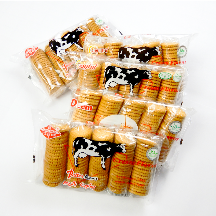 180g Halal Asian Snacks Wholesale Sugar Butter Cookies Biscuits and Cookies Baked Goods