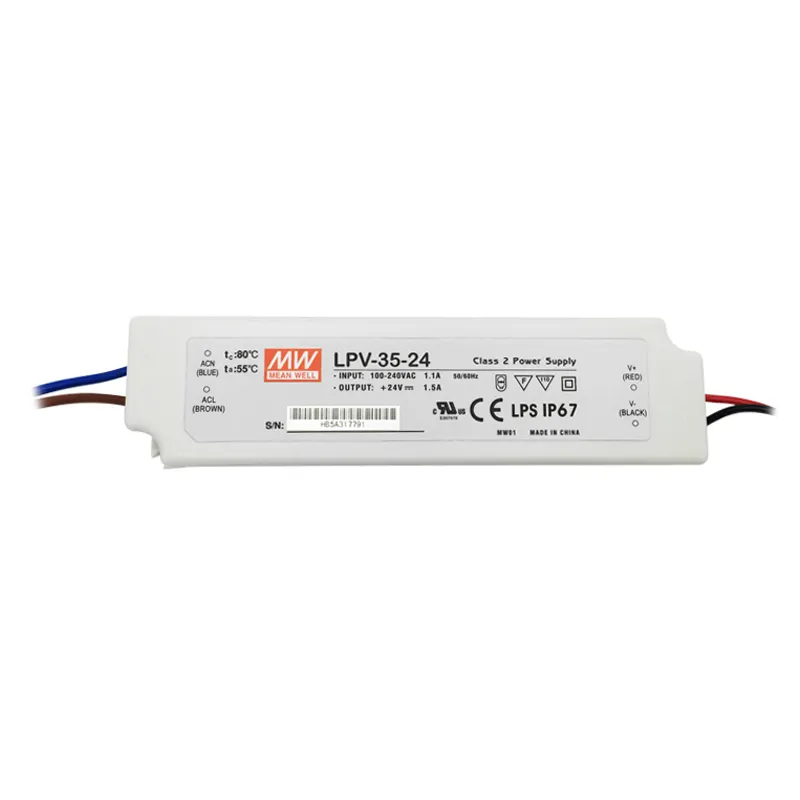 MEAN WELL High Quality LPV Series 100W 12V 8.5A IP67 High Reliable LED Drivers