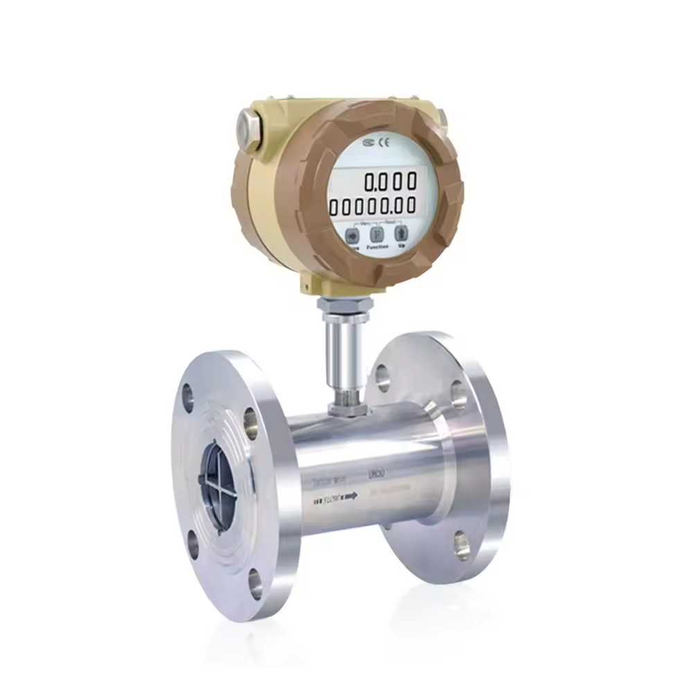 Liquid Turbine Fuel Flowmeter Oil Flow Meter Diesel Flow Meters For Pure Water Measurement