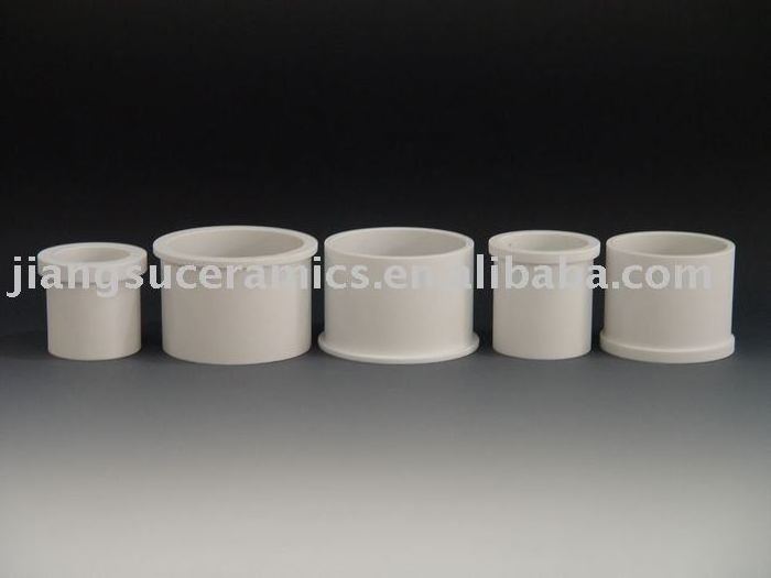 White alumina ceramic taper sleeve industrial ceramic