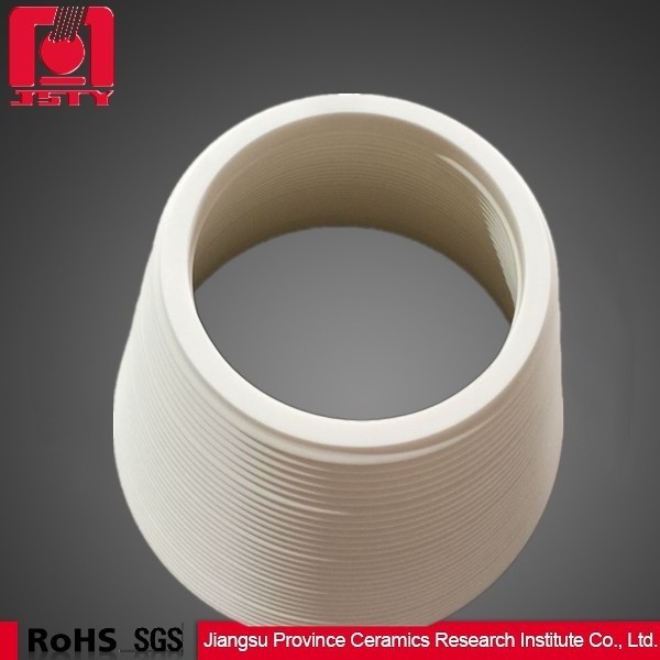 White alumina ceramic taper sleeve industrial ceramic