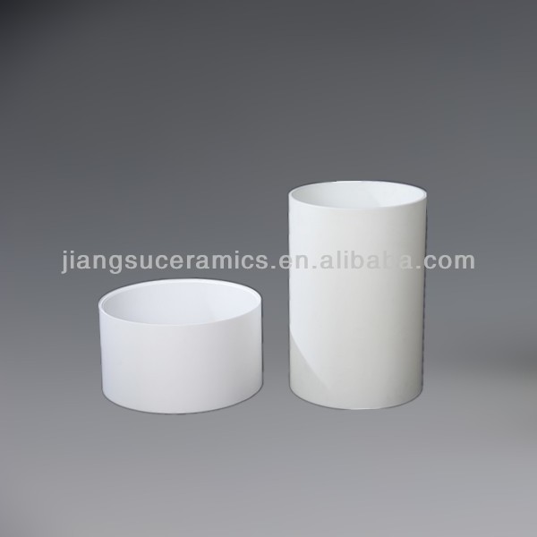 White alumina ceramic taper sleeve industrial ceramic