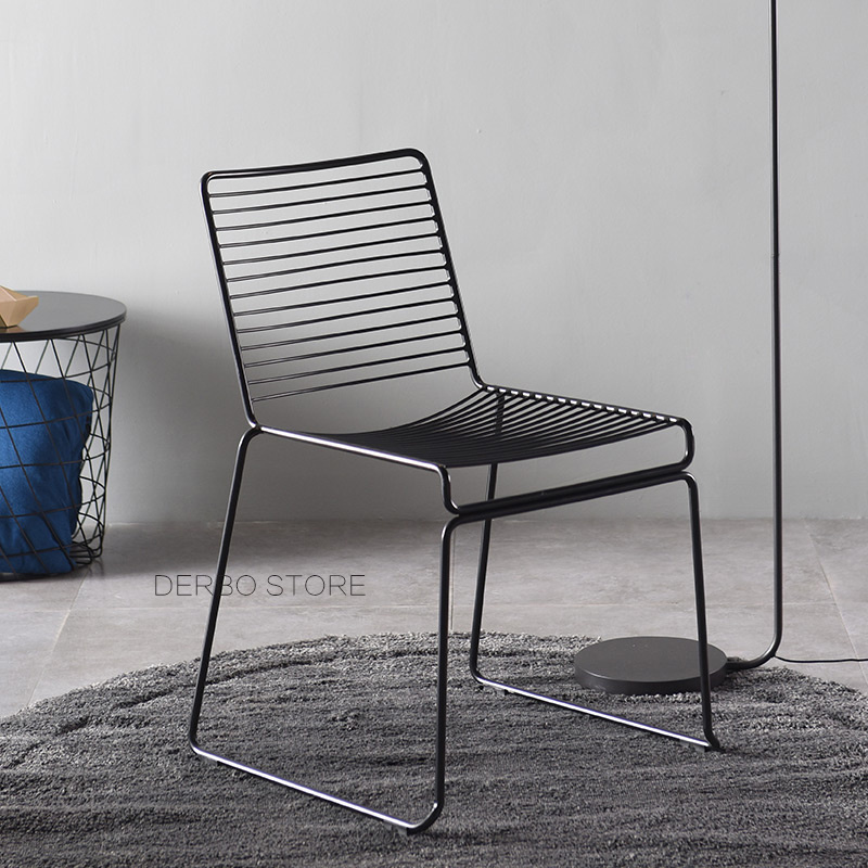 Modern Classic Metal Outdoor loft Studio Wire Hee Lounge Chair for living romm