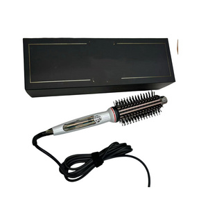 Professional Negative Ion Muti Wholesale Curling Wand Curling Thermal Brush 3 In 1 Straightener Comb