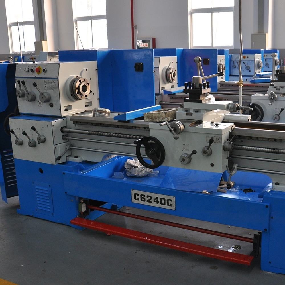 Chinese Horizontal Manual Lathe Machine 2000mm Centre Length mechanical metal lathe