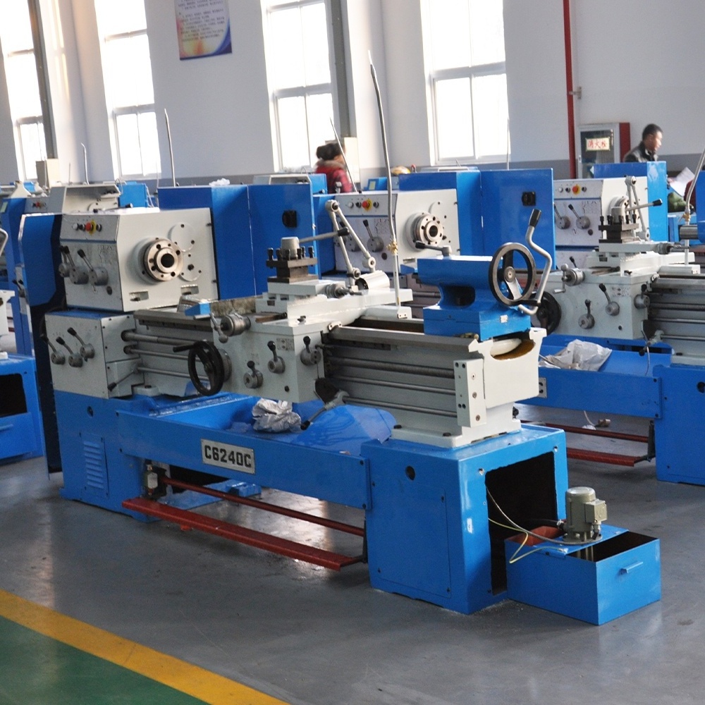 Chinese Horizontal Manual Lathe Machine 2000mm Centre Length mechanical metal lathe