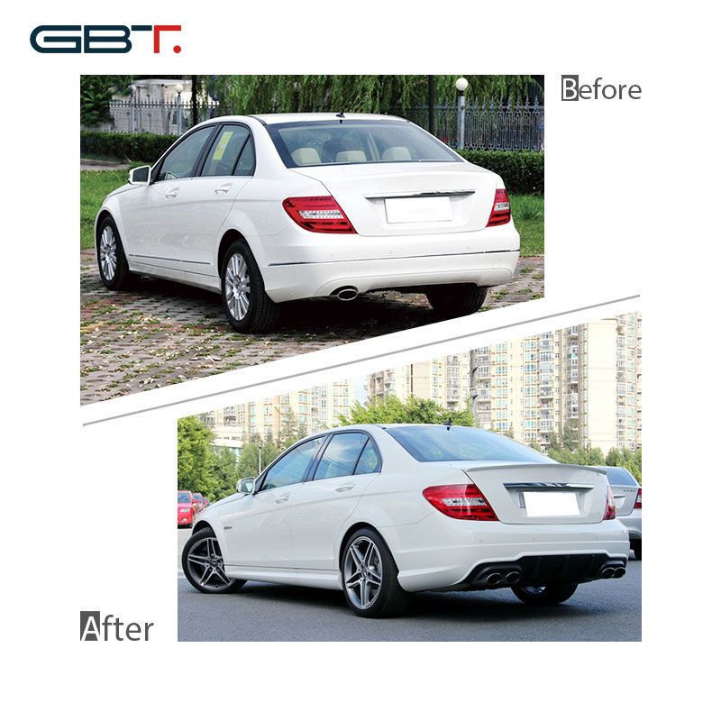 GBT - Car Body Kits Mercedes W204 Bodykit C63 Facelift Parts For Benz C Class W204 C63 amg Wide Body Kits