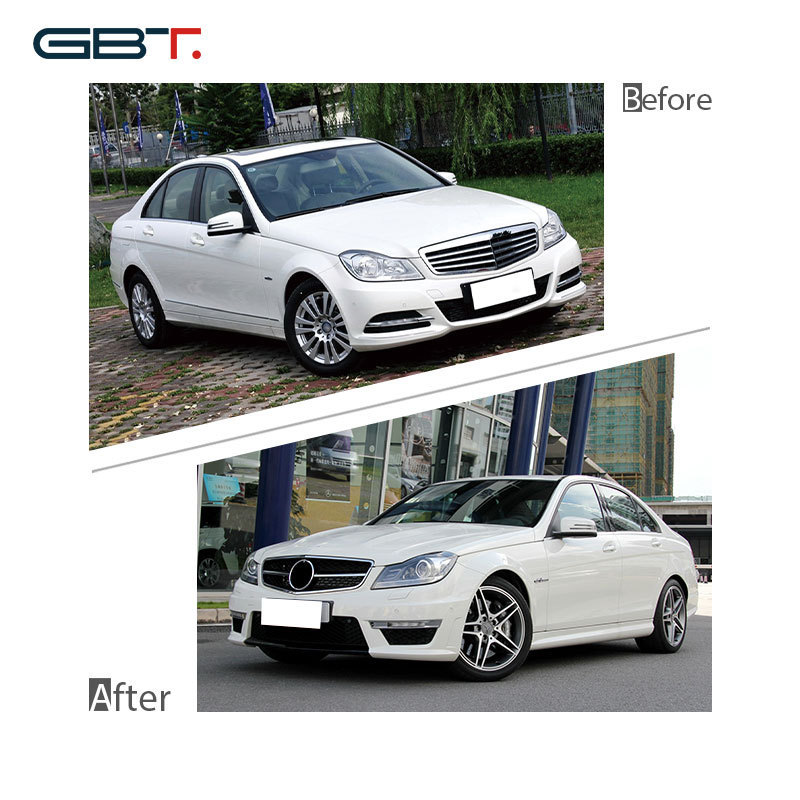 GBT - Car Body Kits Mercedes W204 Bodykit C63 Facelift Parts For Benz C Class W204 C63 amg Wide Body Kits