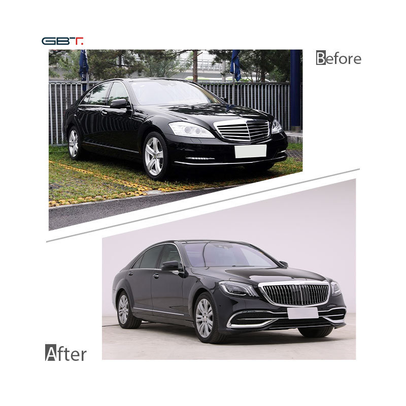 Mercedes W221 upgrade to W222 facelift To Mercedes-benz W222 Body kit for S Maybach W221 upgrade tuning S450 S500 S550 bodykit