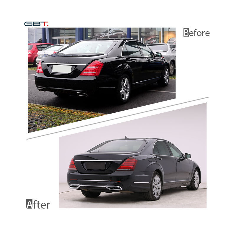 Mercedes W221 upgrade to W222 facelift To Mercedes-benz W222 Body kit for S Maybach W221 upgrade tuning S450 S500 S550 bodykit