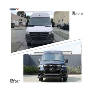 New Sprinter Van Body Kit Front Bumper Grille facelift van conversion kit Bodykit mercedes sprinter W907 for Mercedes-benz