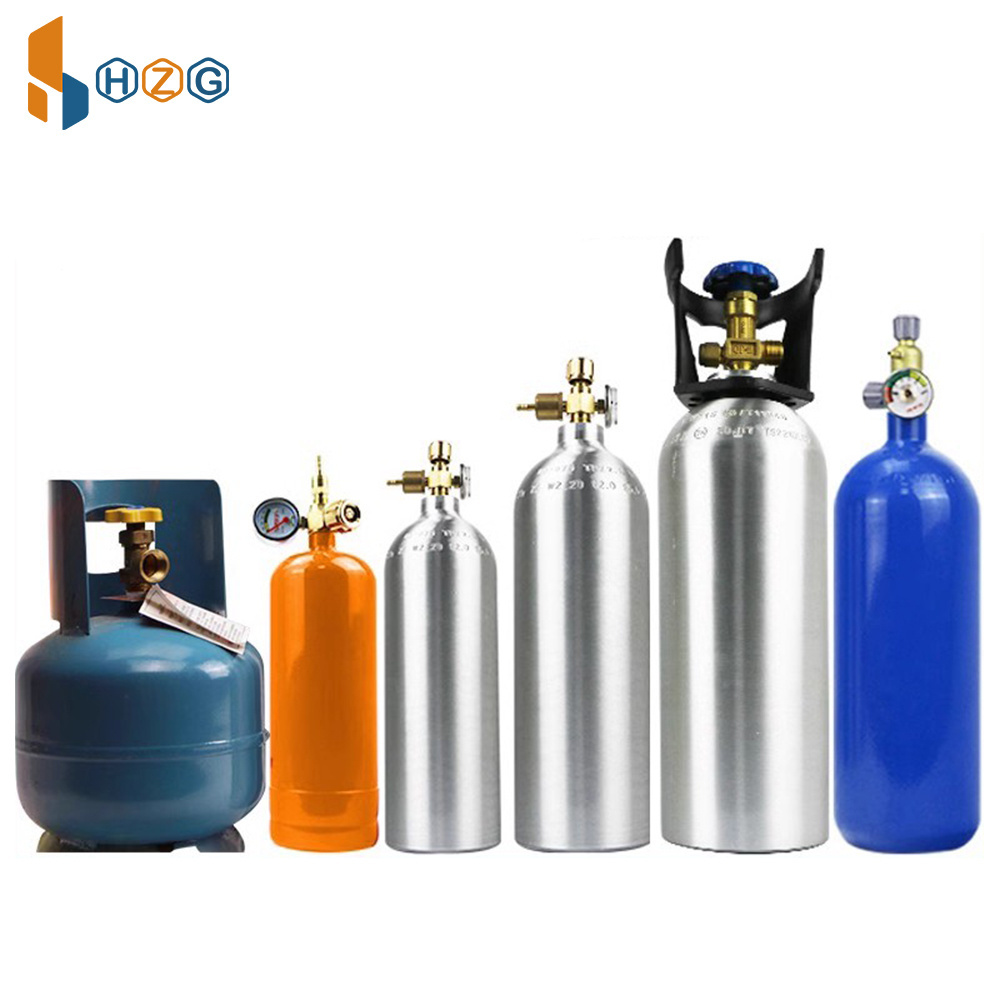 Refillable 20l 30l 40l 50l 60l 70l Industrial Gas Cylinder N2/Nitrogen O2/Oxygen/Co2/H2/Hydrogen Cylinders With Iso9809-3