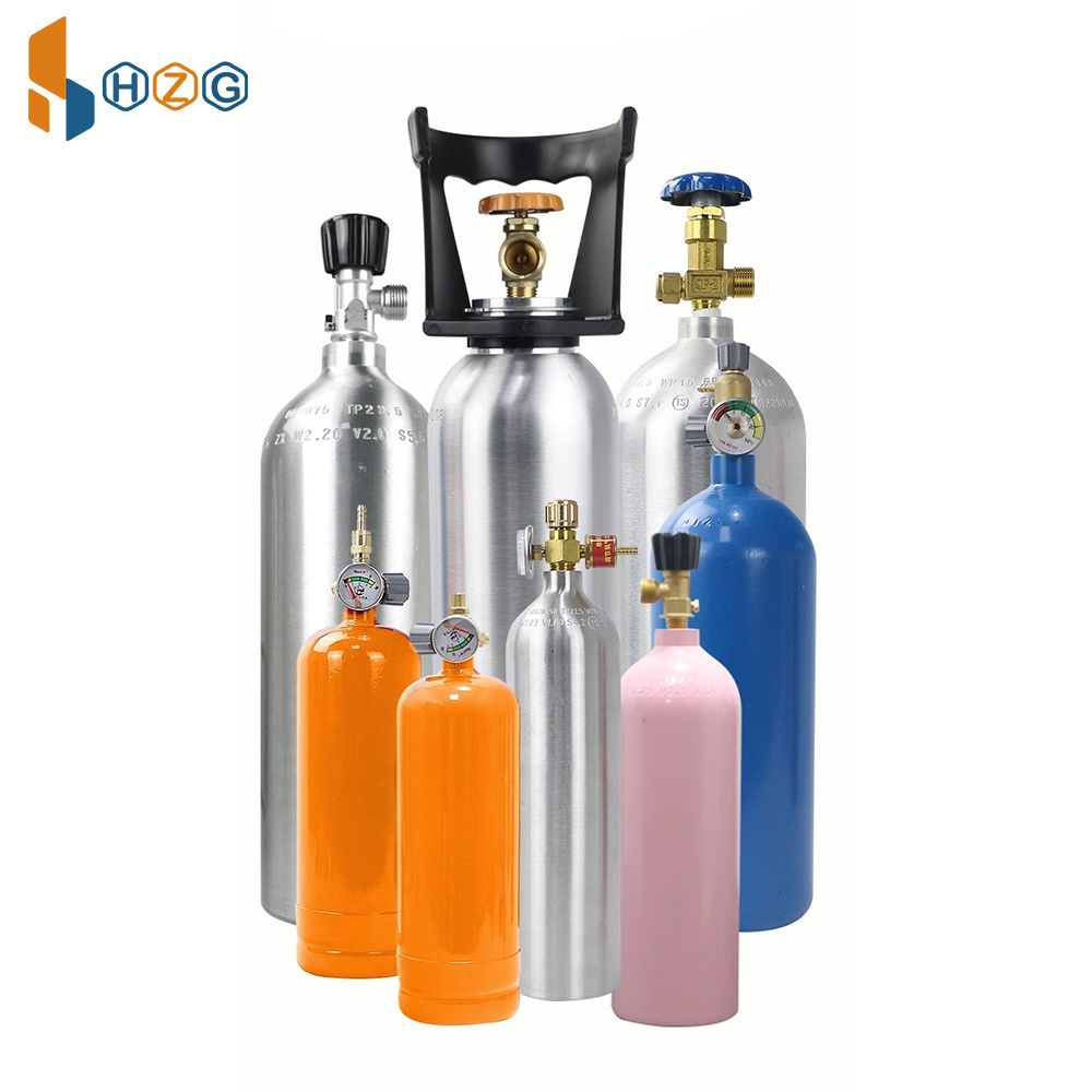 Refillable 20l 30l 40l 50l 60l 70l Industrial Gas Cylinder N2/Nitrogen O2/Oxygen/Co2/H2/Hydrogen Cylinders With Iso9809-3