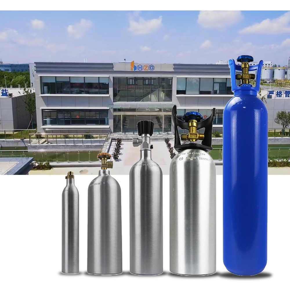 Refillable 20l 30l 40l 50l 60l 70l Industrial Gas Cylinder N2/Nitrogen O2/Oxygen/Co2/H2/Hydrogen Cylinders With Iso9809-3