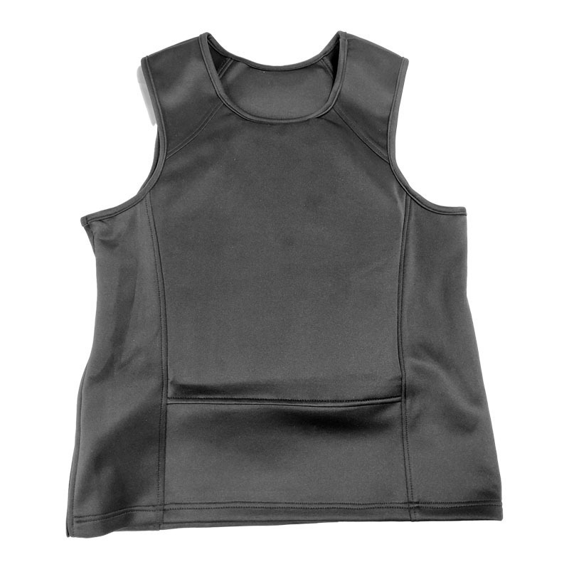 Black/White Light Weight Protective T-shirt Soft Panel Concealable concealed Tactical armor Vest