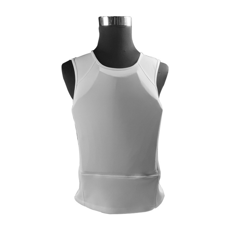 Black/White Light Weight Protective T-shirt Soft Panel Concealable concealed Tactical armor Vest