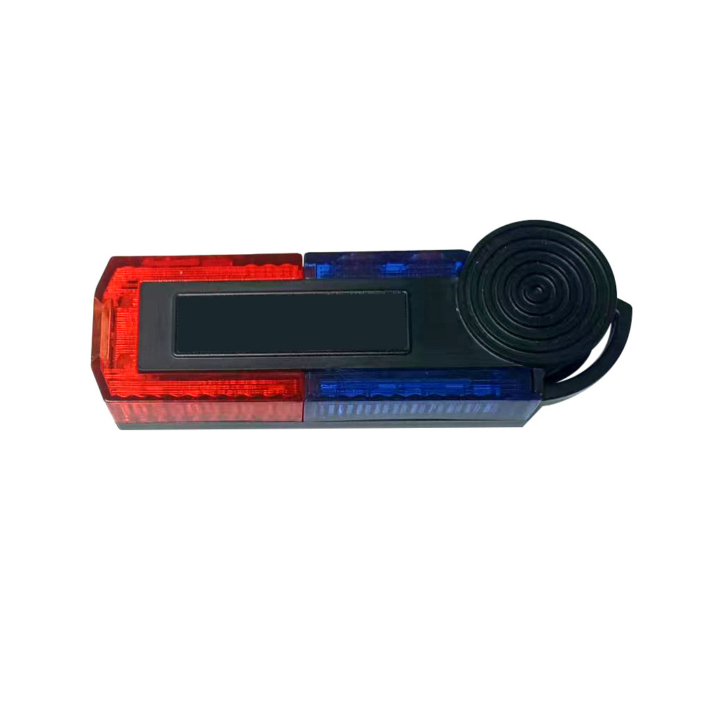 Traffic LED Shoulder warning light Portable Emergency Rechargeable multi-functional shoulder light with Whistle