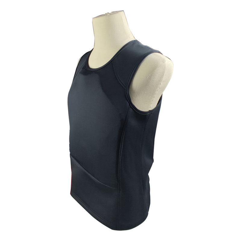 Black/White Light Weight Protective T-shirt Soft Panel Concealable concealed Tactical armor Vest