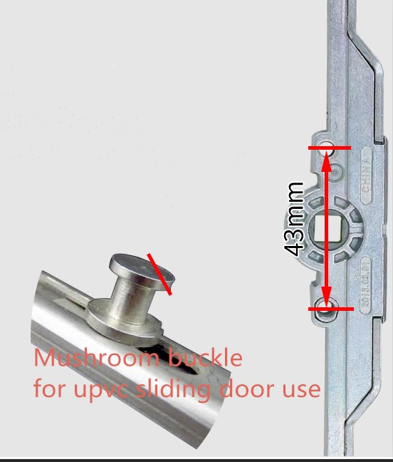 Safety Window Esapagnolette Casement Transmission Rod For Multi Points Lock Espagnolette